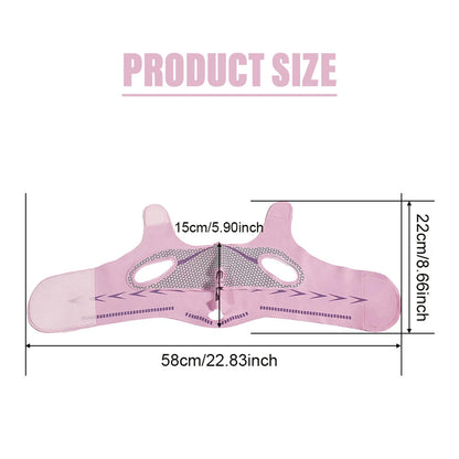حزام شد الوجه المضاد للتجاعيد – قناع داعم للتنحيف ونحت ملامح الوجه أثناء النوم